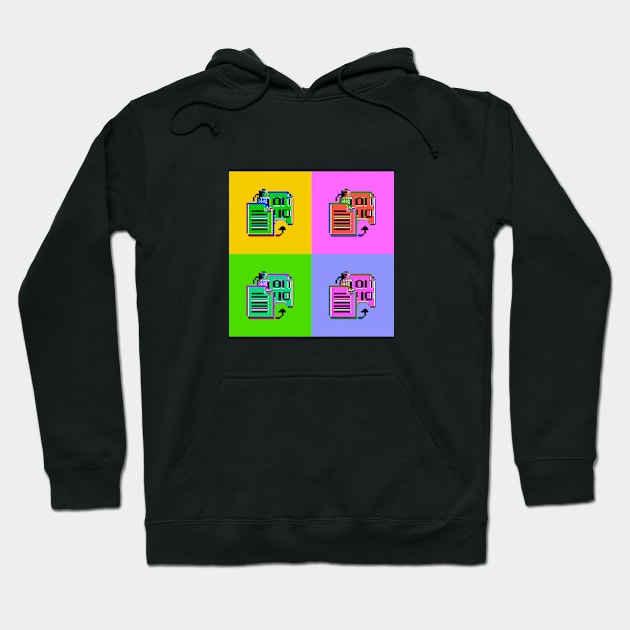 Core Pop Art Hoodie by Cryptomemez